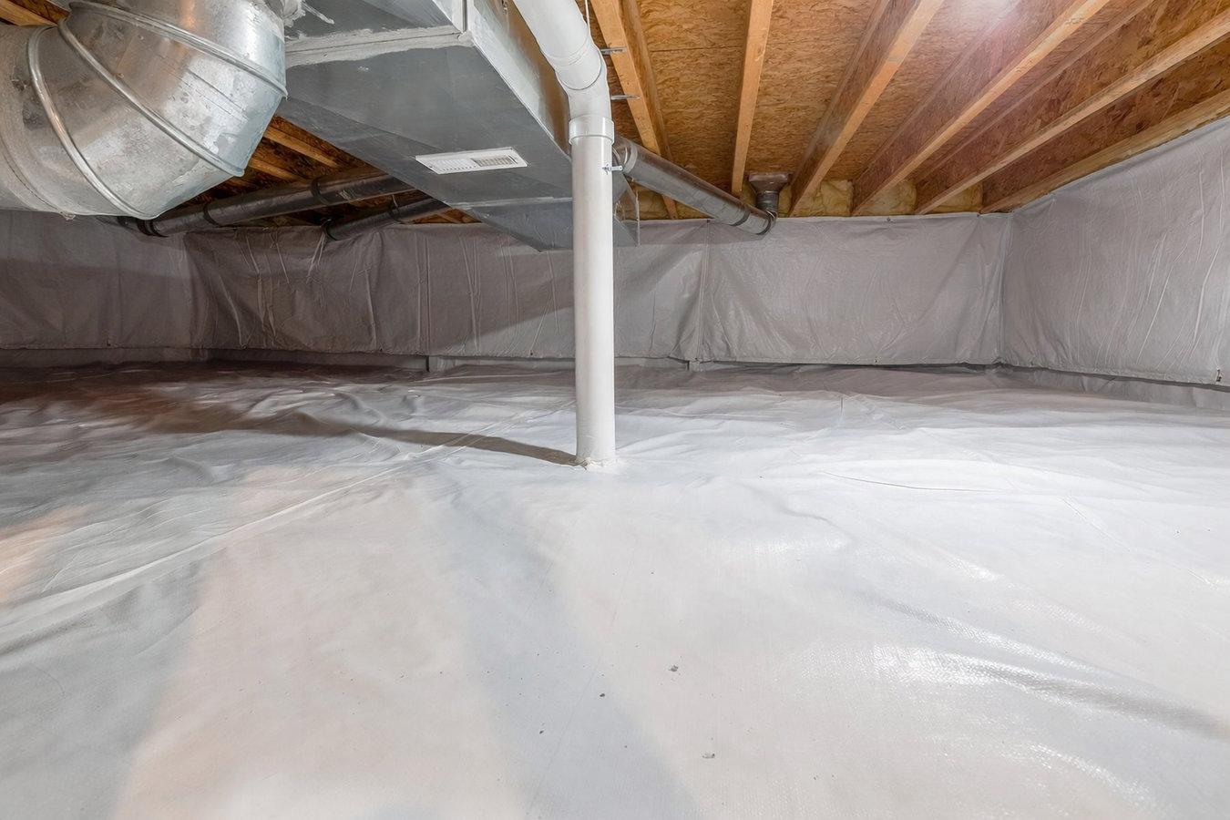 Vapor barrier installation in Charleston, WV
